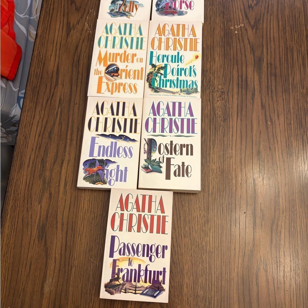 Agatha Christie Book Collection. Set of 7. Vintage 70’s.